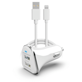 HyperGear Hi-Power Dual USB 3.4A Car Charger for iPhones iPads and AirPods