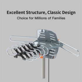 TA-102P 360 Degree UV Dual Band 28-36dB Outdoor Antenna With Black Bracket