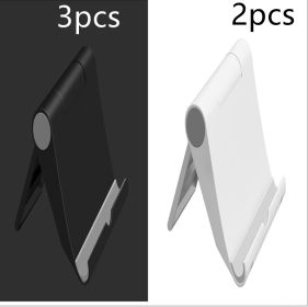 Tablet desktop lazy bracket (Option: White black 5pcs)