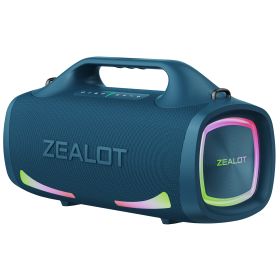 100W Wireless Speaker-24000mAh Battery, IPX5 Waterproof, Loud Stereo Sound And Strong Bass, Perfect For Family, Car, Outdoor, Camping, Party (Color: Blue)