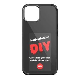 E-ink Screen Phone Case Unlimited Screen Projection Personalized Phone Cover Battery Free New Designer Luxury Phone Case (Option: Black-Apple 14)