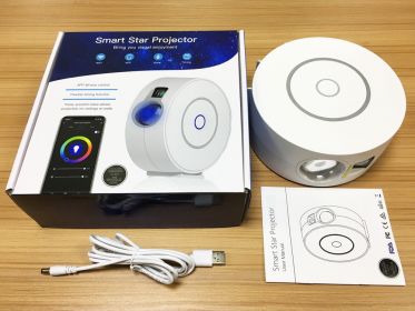 New creative gift starry sky projector lamp (Option: White WiFi style-USB)