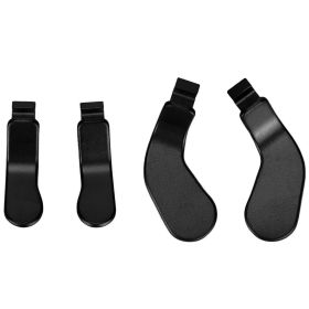 4PCS Controller Paddles Stainless Steel Replacement Controller Parts for Xbox One Elite Controller Series 2 Model 1797Purple (Color: Black)