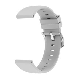 Exercise Heart Rate Meter Step Talk Music Full Screen Smartwatch (Option: Silverbracelet)