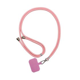 Strap Lanyard 9 Colors Soft Rope For Cell Phone Hanging Cord (Color: Pink)