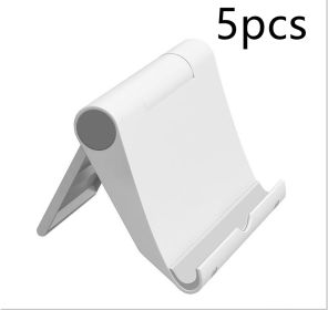 Tablet desktop lazy bracket (Option: White 5pcs)