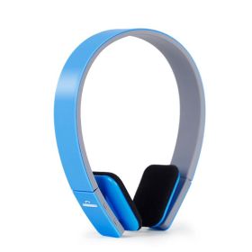 Foreign Trade E-commerce BQ618 Headworn Bluetooth Headset Wireless Sports Running Stereo Bass Handsfree (colour: blue)