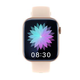 P45 smart watch new Bluetooth call heart rate and blood pressure monitoring sports mode (colour: golden)
