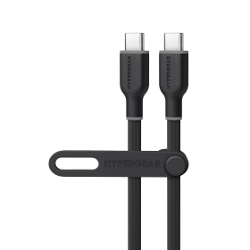 HyperGear Flexi PRO USB-C to USB-C Cable 6ft (Color: Black)