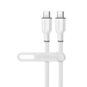 HyperGear Flexi PRO USB-C to USB-C Cable 6ft (Color: White)