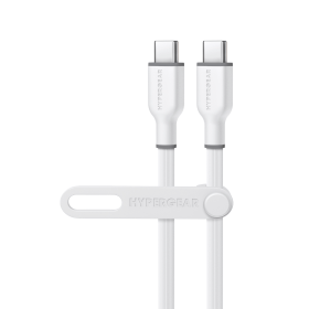 HyperGear Flexi PRO USB-C to USB-C Cable 15ft (Color: White)